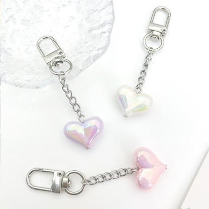 Heart-Shaped Keychain Charm Acalora