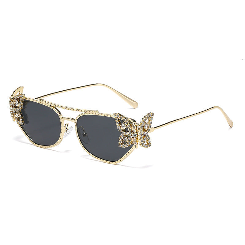 Women's Luxury Sunglasses with Elegant Butterfly Detail Bowlift