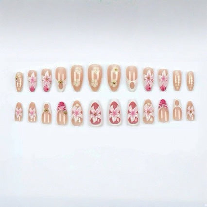 Floral 3D Nail Art Acalora