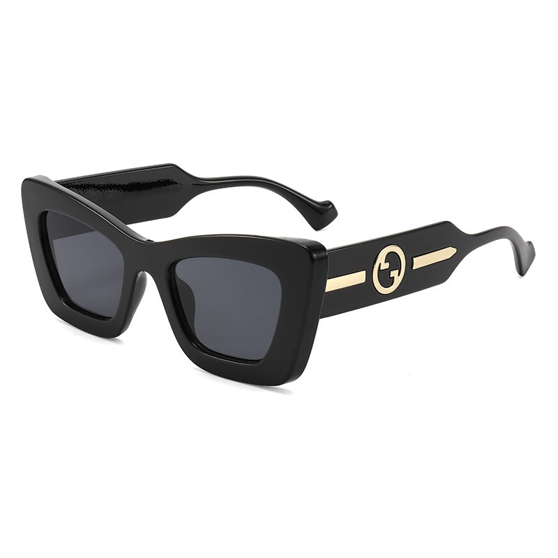 Women's designer sunglasses with distinctive geometric frame and high-quality craftsmanship Bowlift