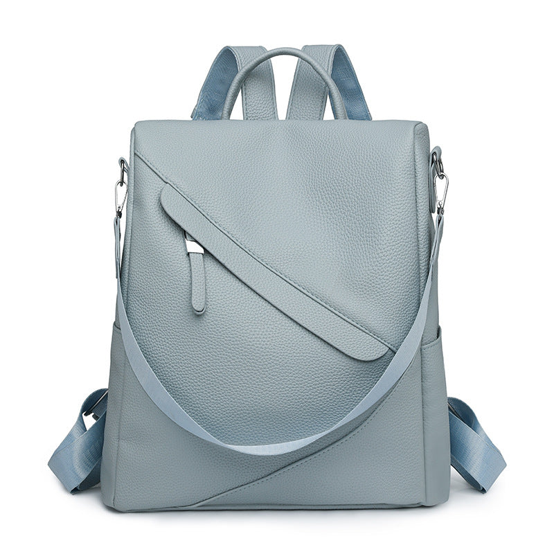 Elegant Leather Laptop Backpack Acalora