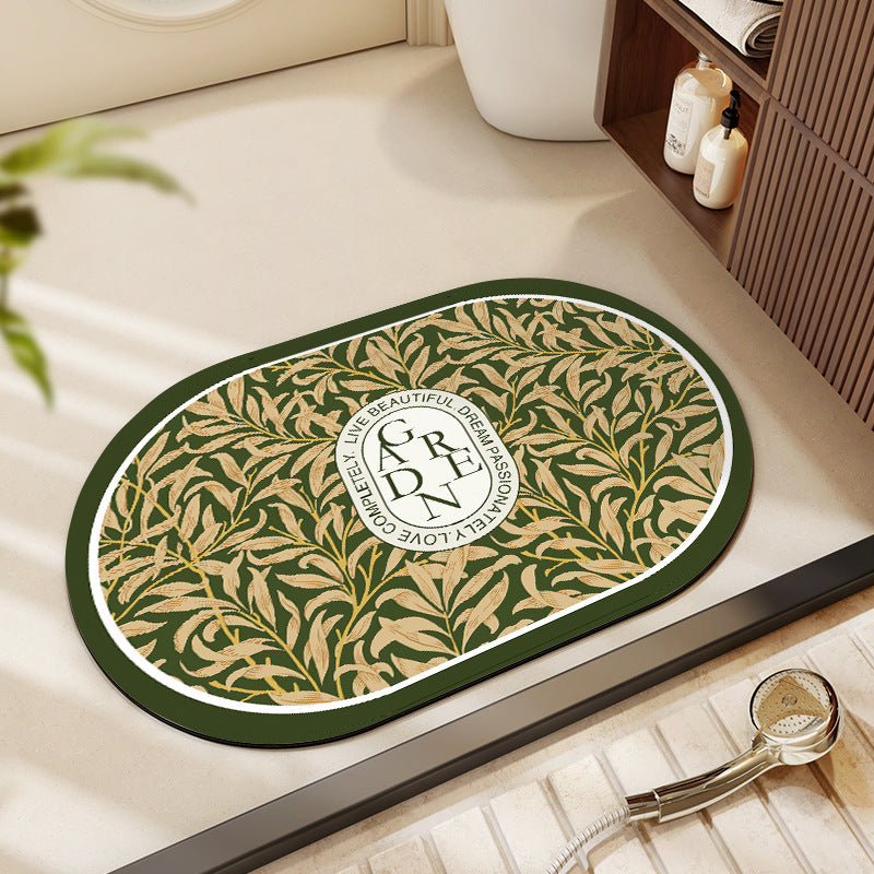 Decorative Motivational Bath Mat Acalora