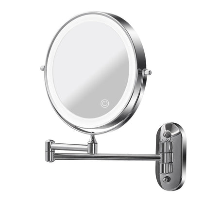 LUMIVIEW – Rechargeable LED Magnifying Mirror with Touch Control