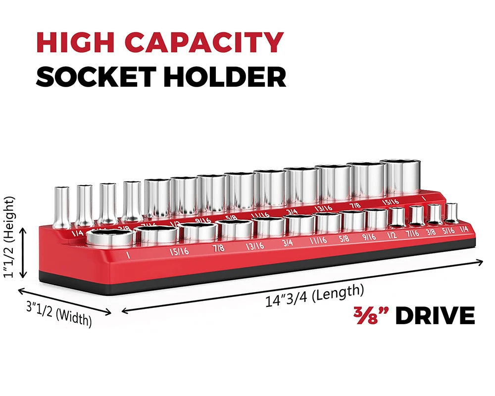 Heavy-Duty Magnetic Socket Organizer Bowlift