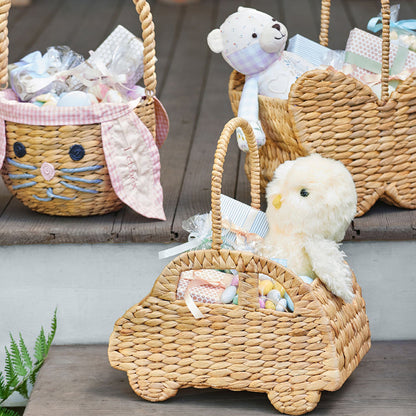 Woven Car-Shaped Storage Basket Acalora