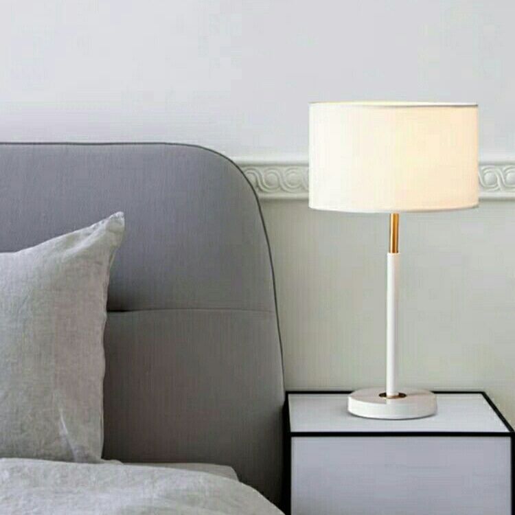Modern Adjustable Drum Shade Table Lamp