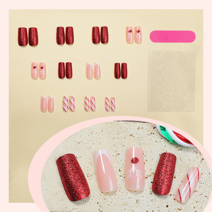 Holiday-Themed Press-On Nail Art Set Acalora 1788495570