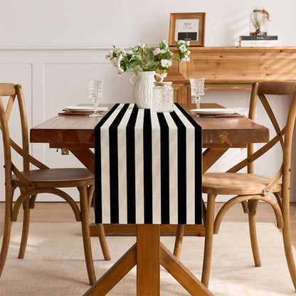 Elegant Striped Table Runner