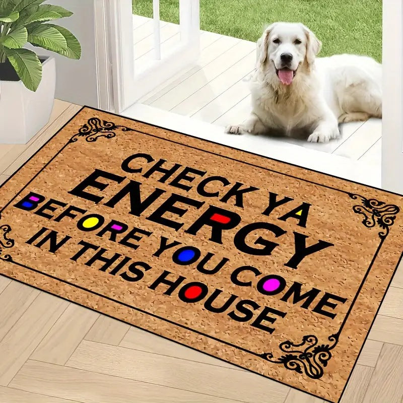 Welcome Warning Doormat