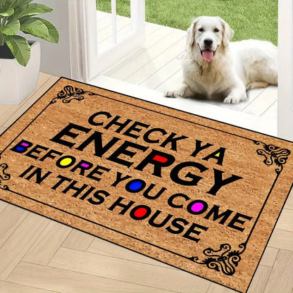 Welcome Warning Doormat