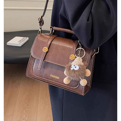Structured Faux Leather Handbag Acalora
