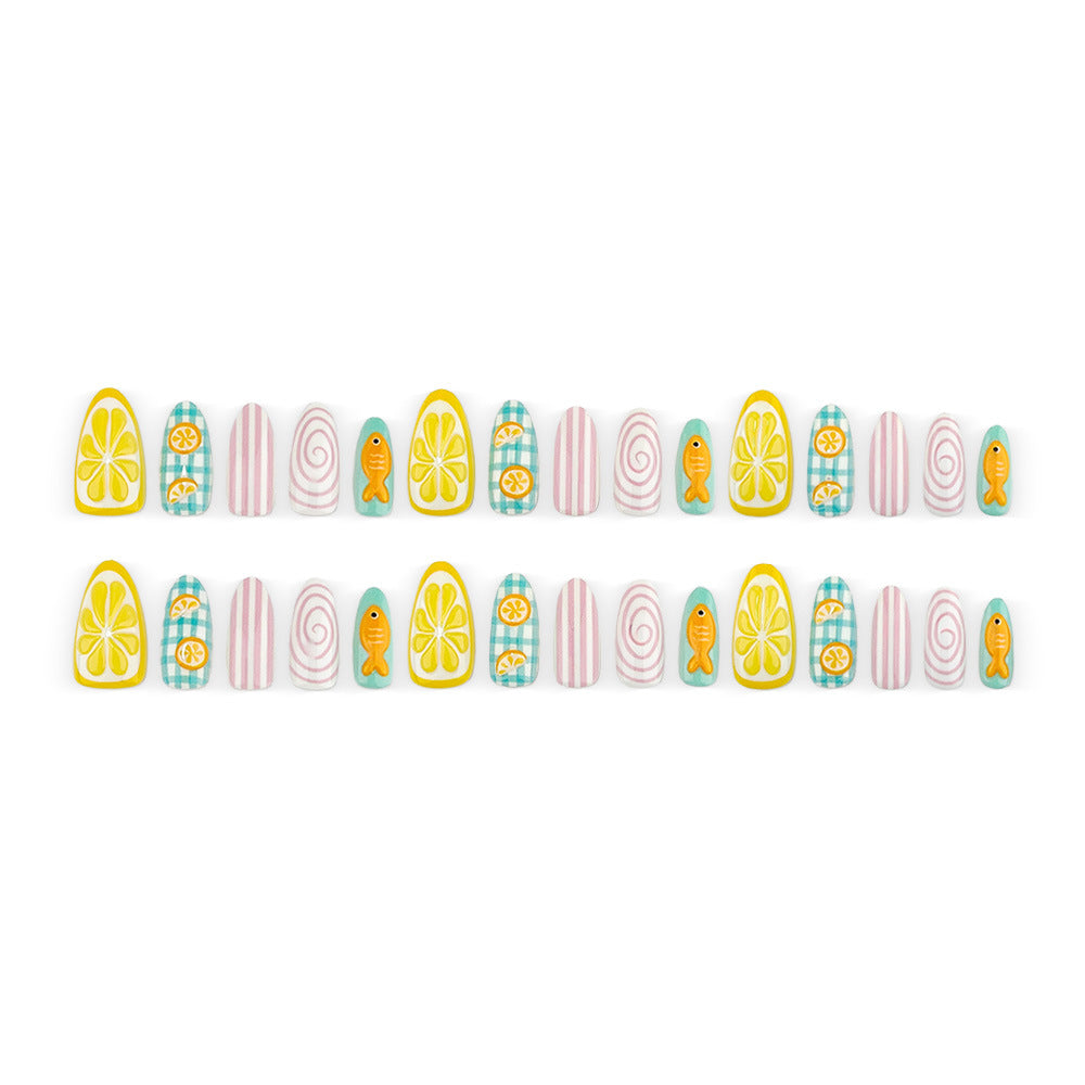 Fruit-designed artificial nails Acalora