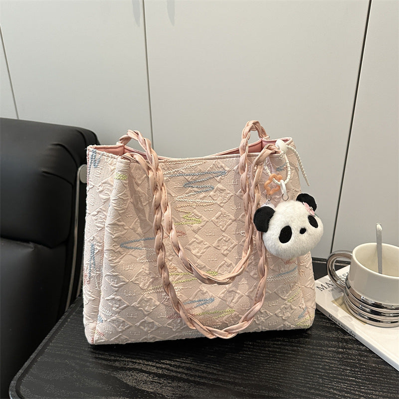 Quilted Decorative Shoulder Bag Acalora