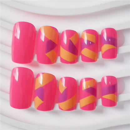 Vibrant Nail Art Press-On Set Acalora