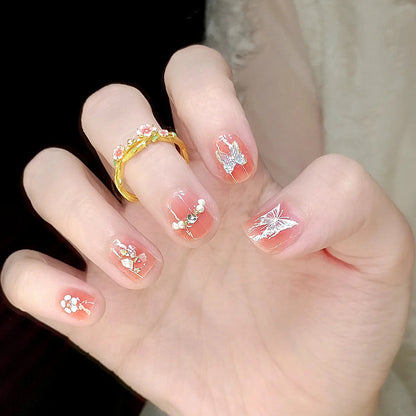Creative Nail Art Set with Floral Decorations Acalora