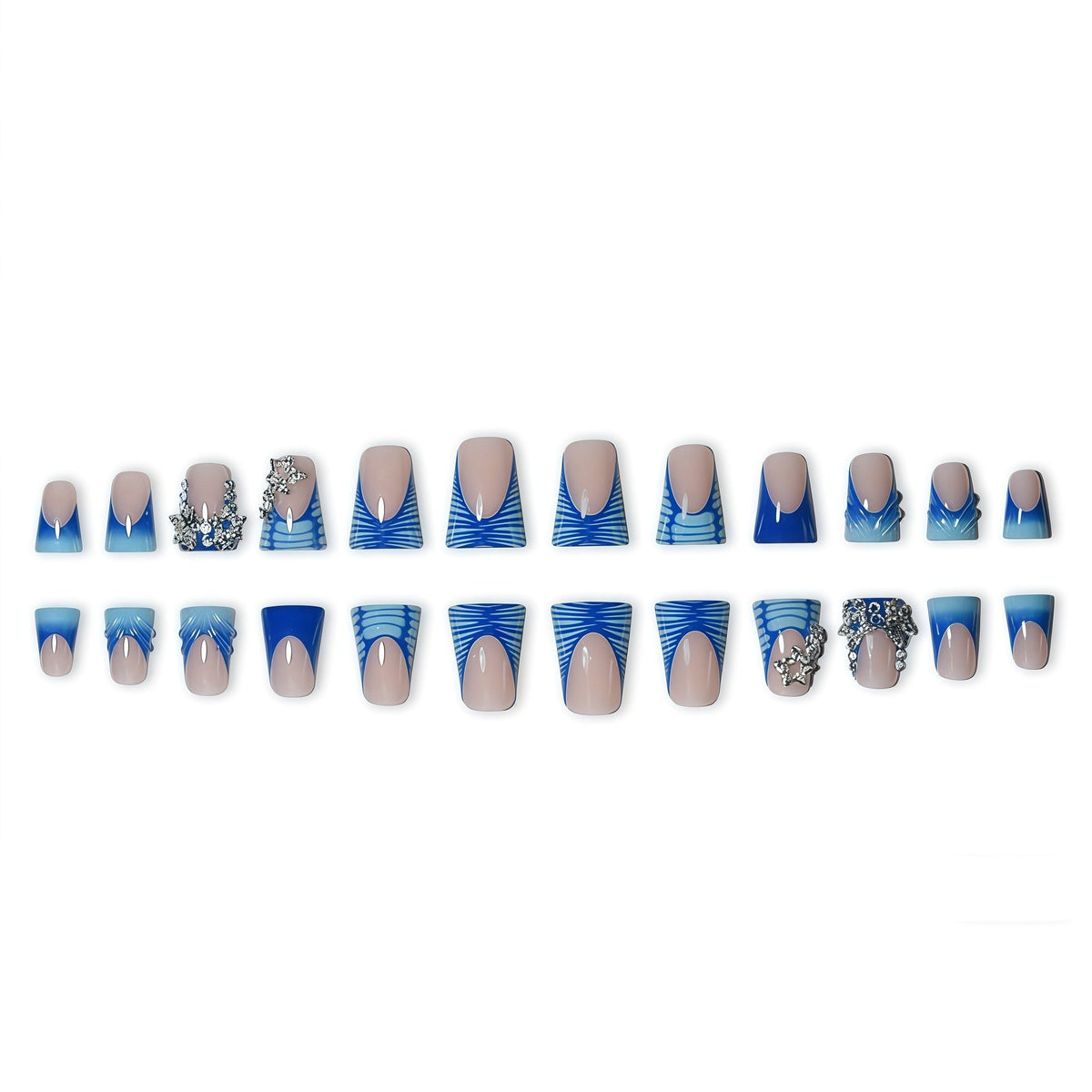 Glamorous 3D Press-On Nail Set Acalora