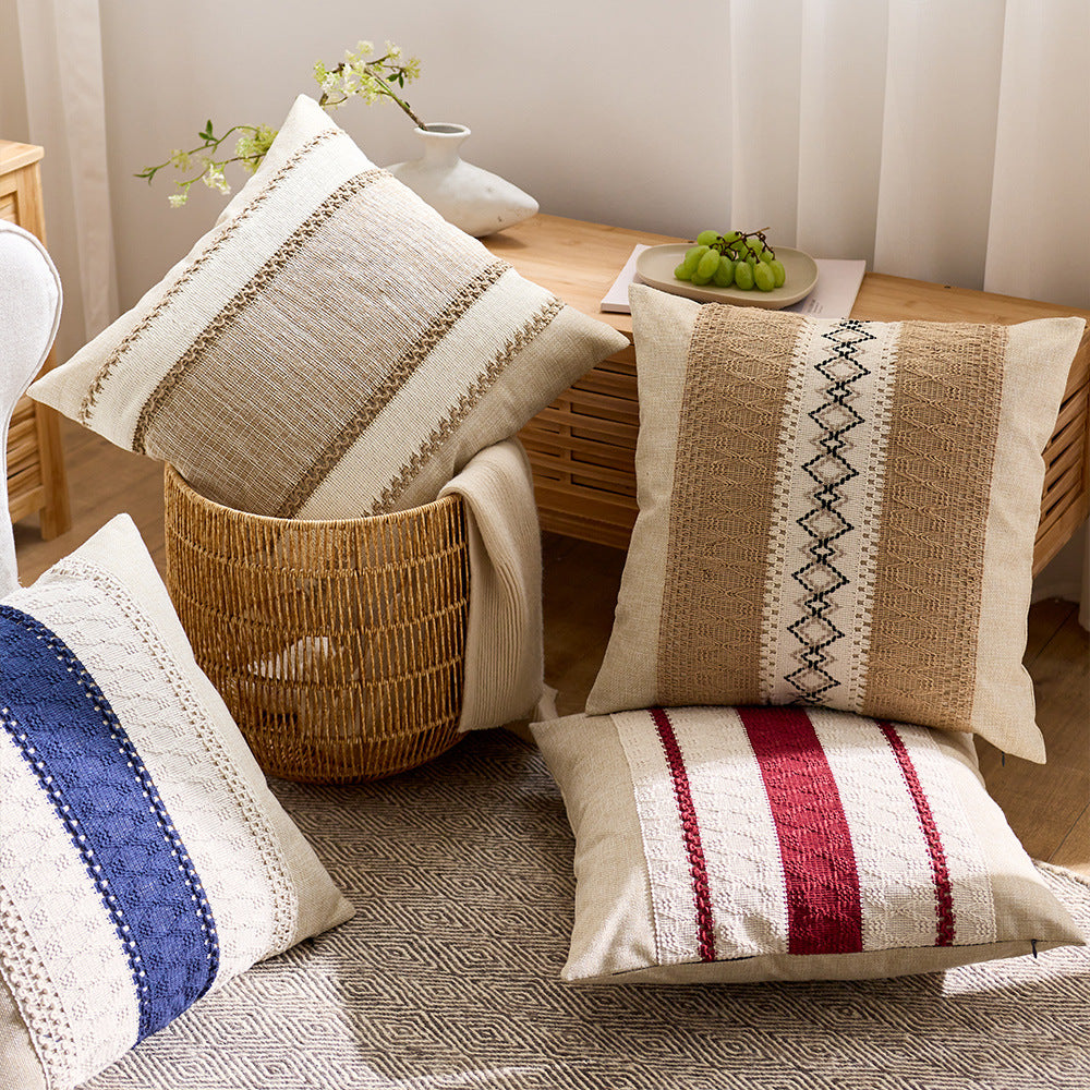 Decorative Textured Throw Pillow