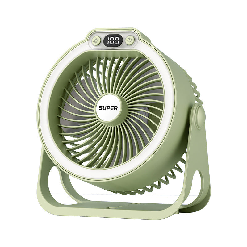 High-performance portable table fan for Mr. Brehn