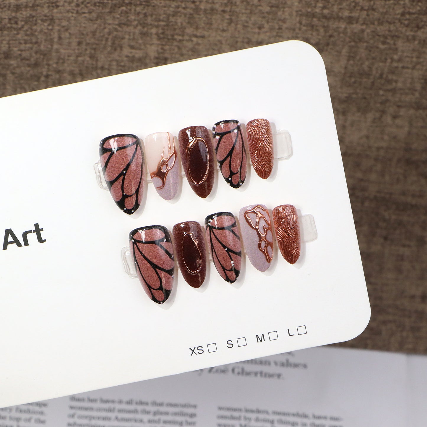 Artistic Decorative Nail Set Acalora