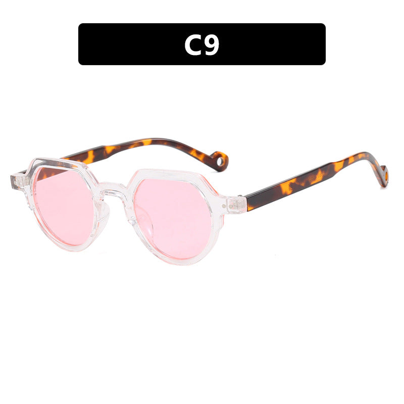 Women's geometric sunglasses with protective UV filter and robust frame Karnz