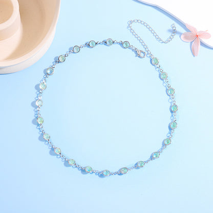 Sparkling Crystal Choker Necklace Acalora