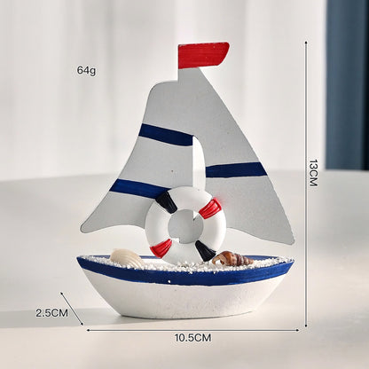 Nautical Sailboat Table Accent