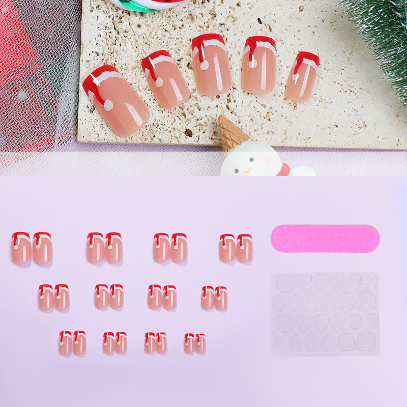Festive Press-On Nail Set Acalora
