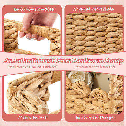 Handwoven storage basket Acalora