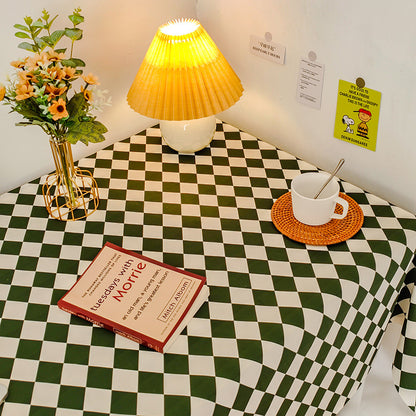 Checkered Pattern Dining Table Cloth
