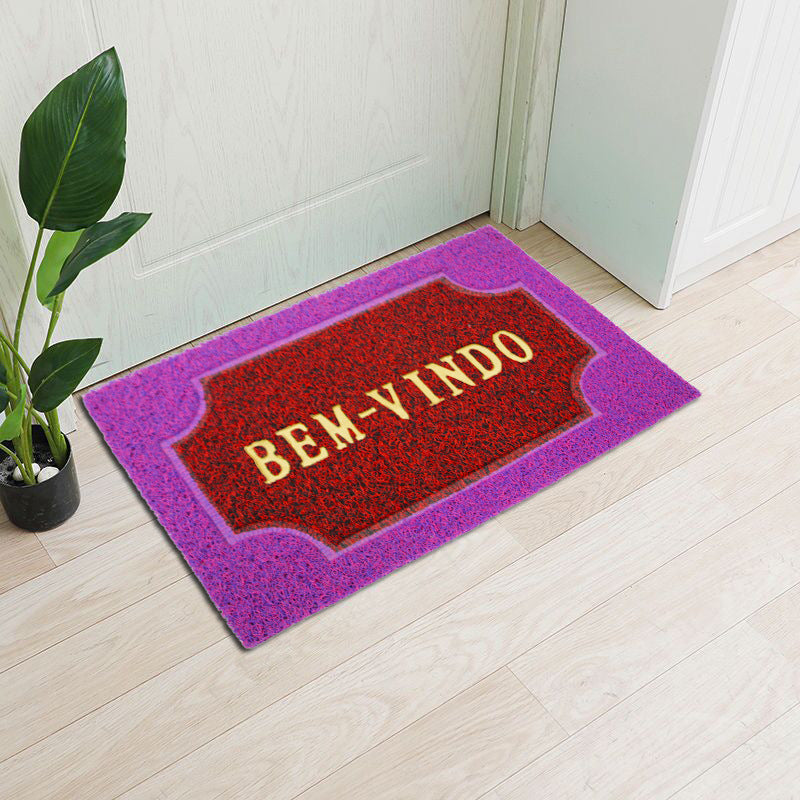 Decorative Heart-Themed Door Mat