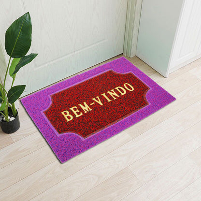 Decorative Heart-Themed Door Mat