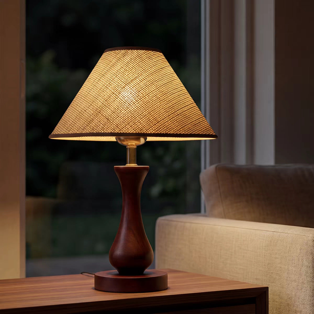Floral Accent Table Lamp