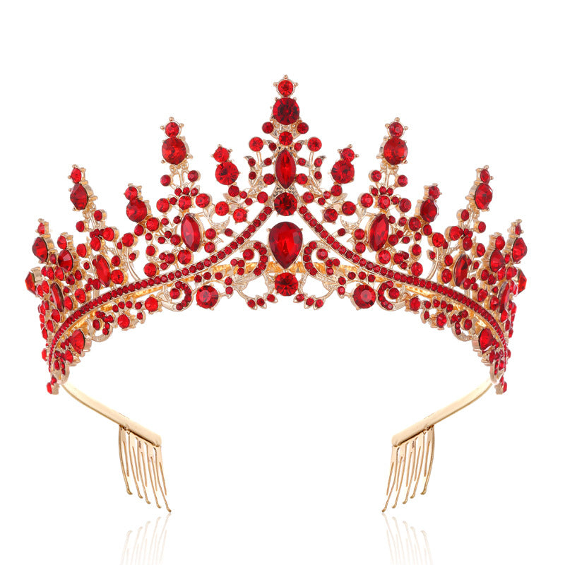 Ladies' Rhinestone Tiara with sparkling gemstone wreath