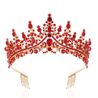 Ladies' Rhinestone Tiara with sparkling gemstone wreath