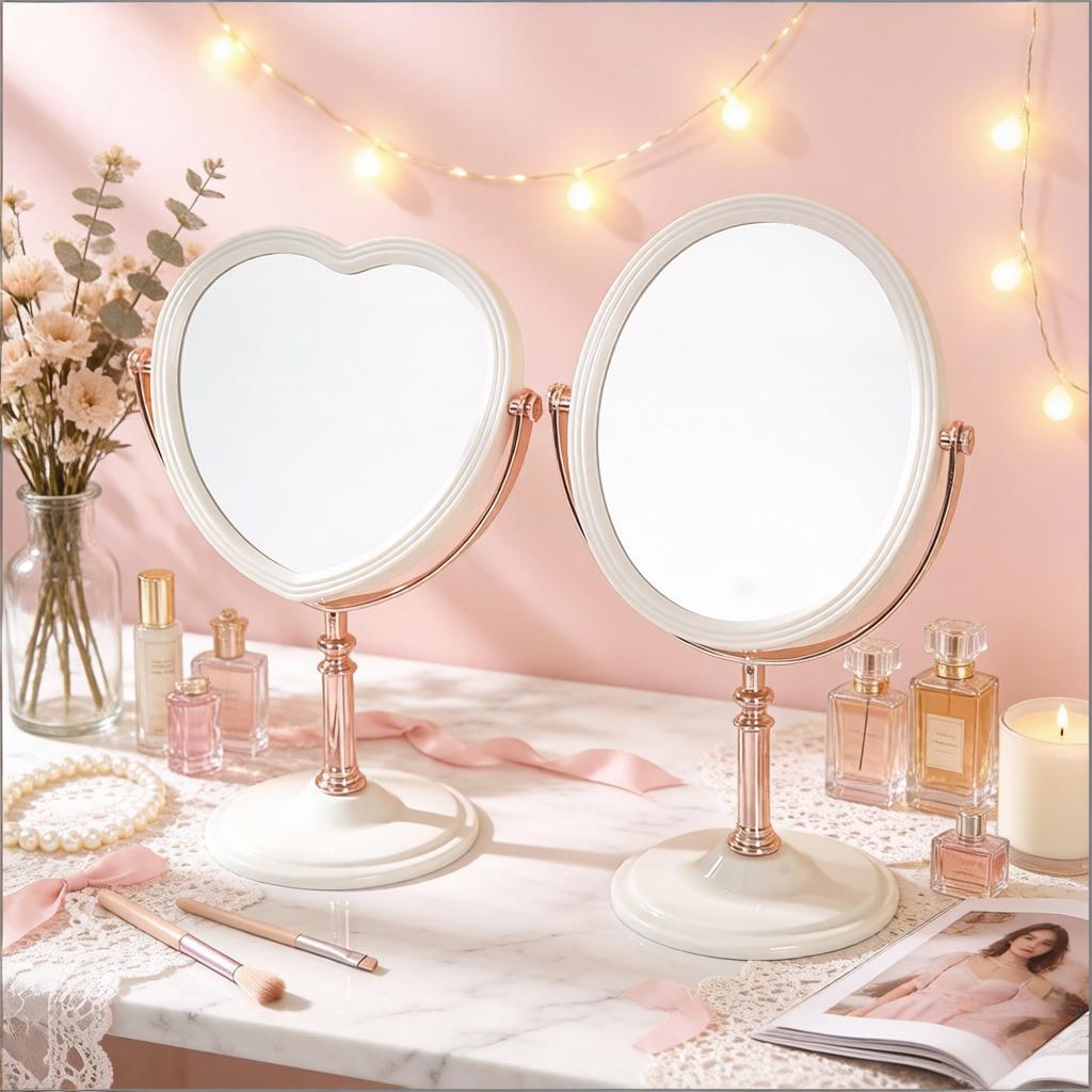 Elegant Double-Sided Vanity Mirror