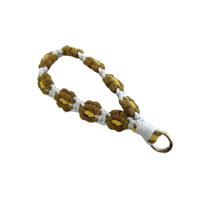 Floral Macrame Keychain Holder Acalora