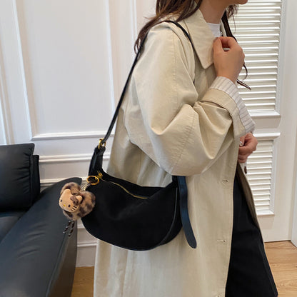 Suede Hobo Bag Acalora