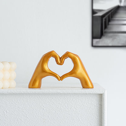 Decorative Heart-shaped Sculpture Acalora