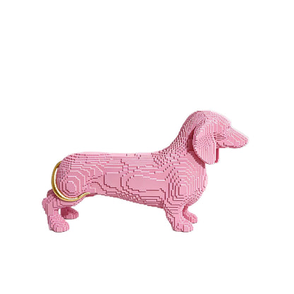 Playful decorative figure of a cute dachshund Acalora