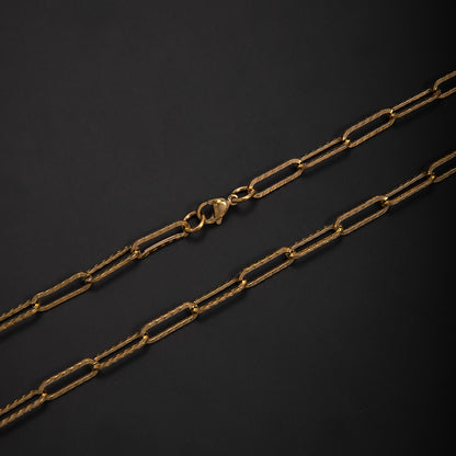 Elegant Open Link Chain Necklace Acalora