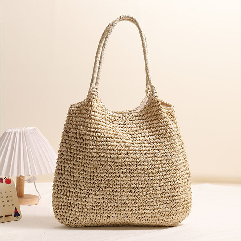 Handmade wicker tote bag with sturdy handles Bowlift