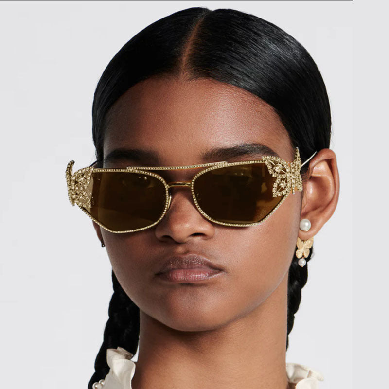 Women's Luxury Sunglasses with Elegant Butterfly Detail Bowlift