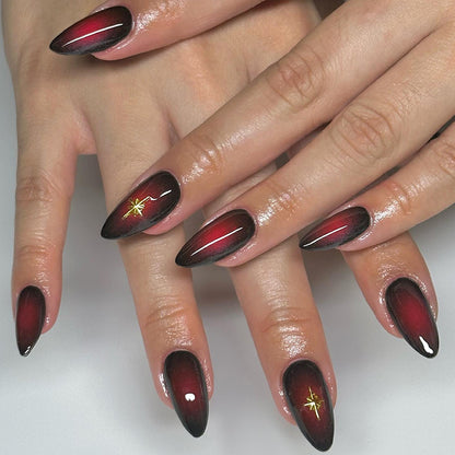 Glossy Gradient Press-On Nail Set Acalora