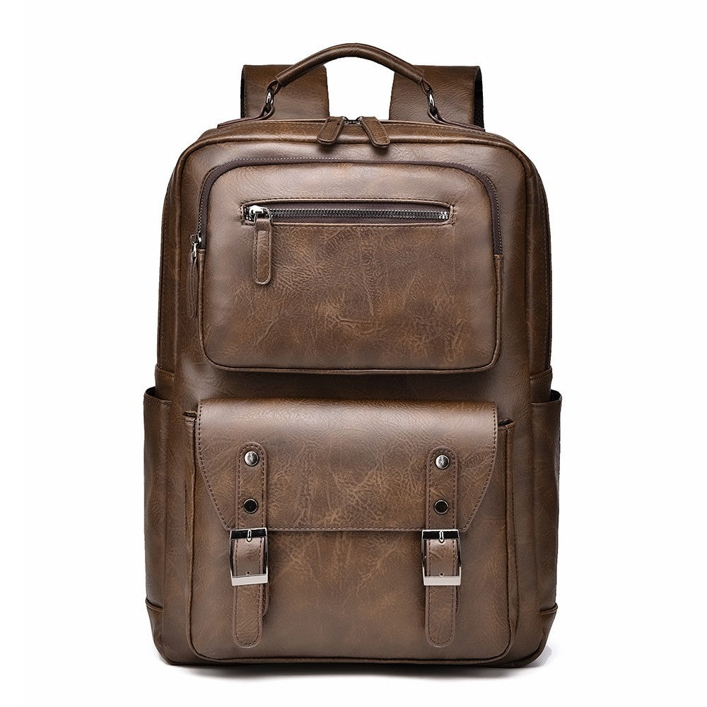 Premium Leather Travel Backpack Acalora
