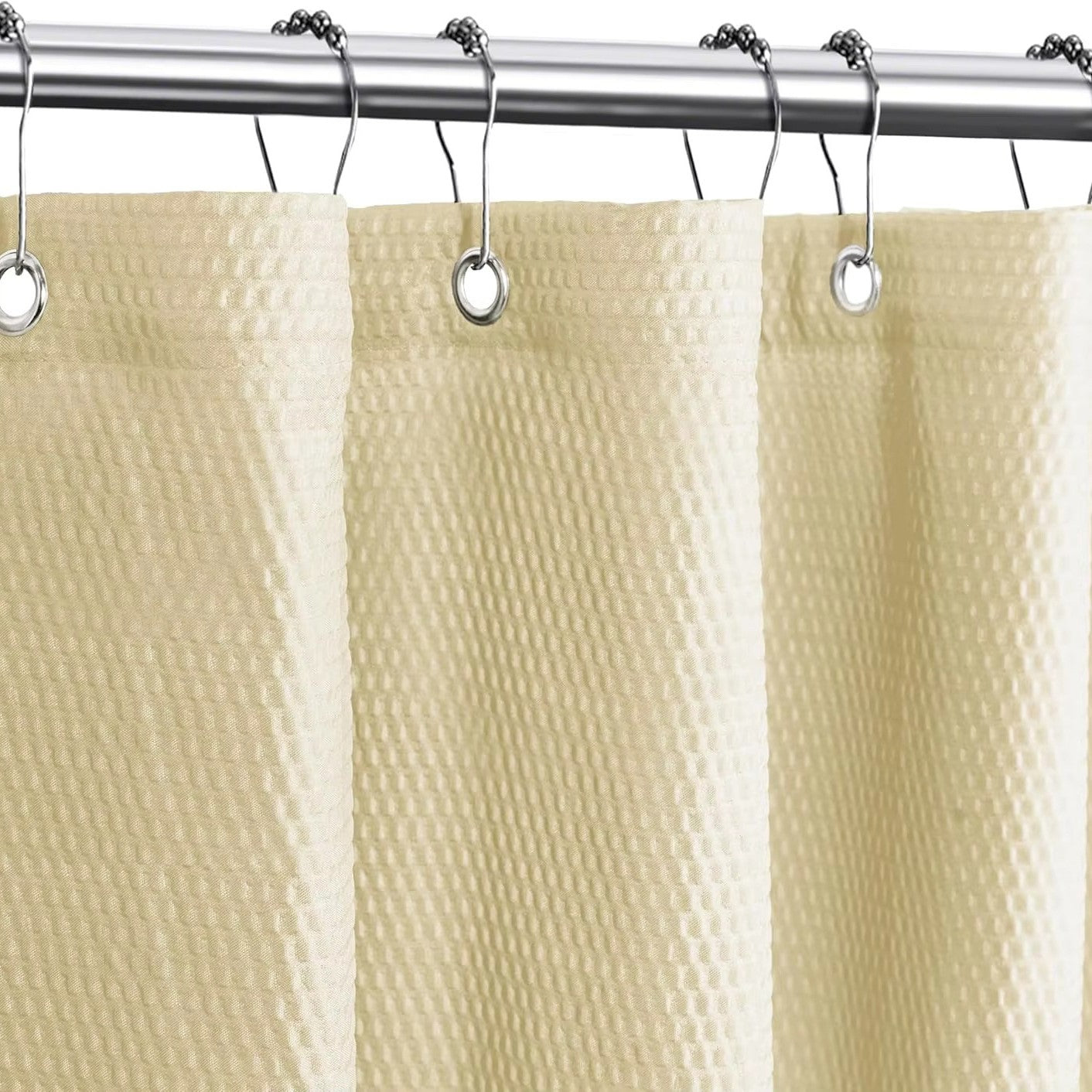 Textured Fabric Shower Curtain