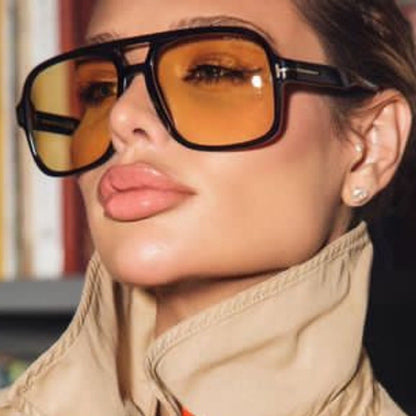 Women's stylish sunglasses in a striking rectangular design Karnz