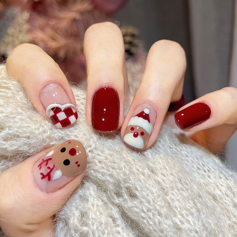Fun Character-Themed Press-On Nail Art Acalora