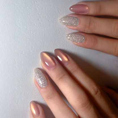 Sparkling Glitter Press-On Nail Set Acalora