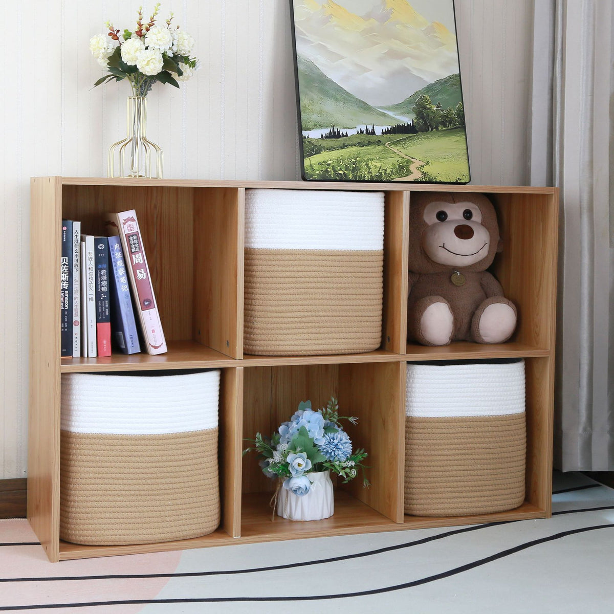 Playful storage basket Acalora