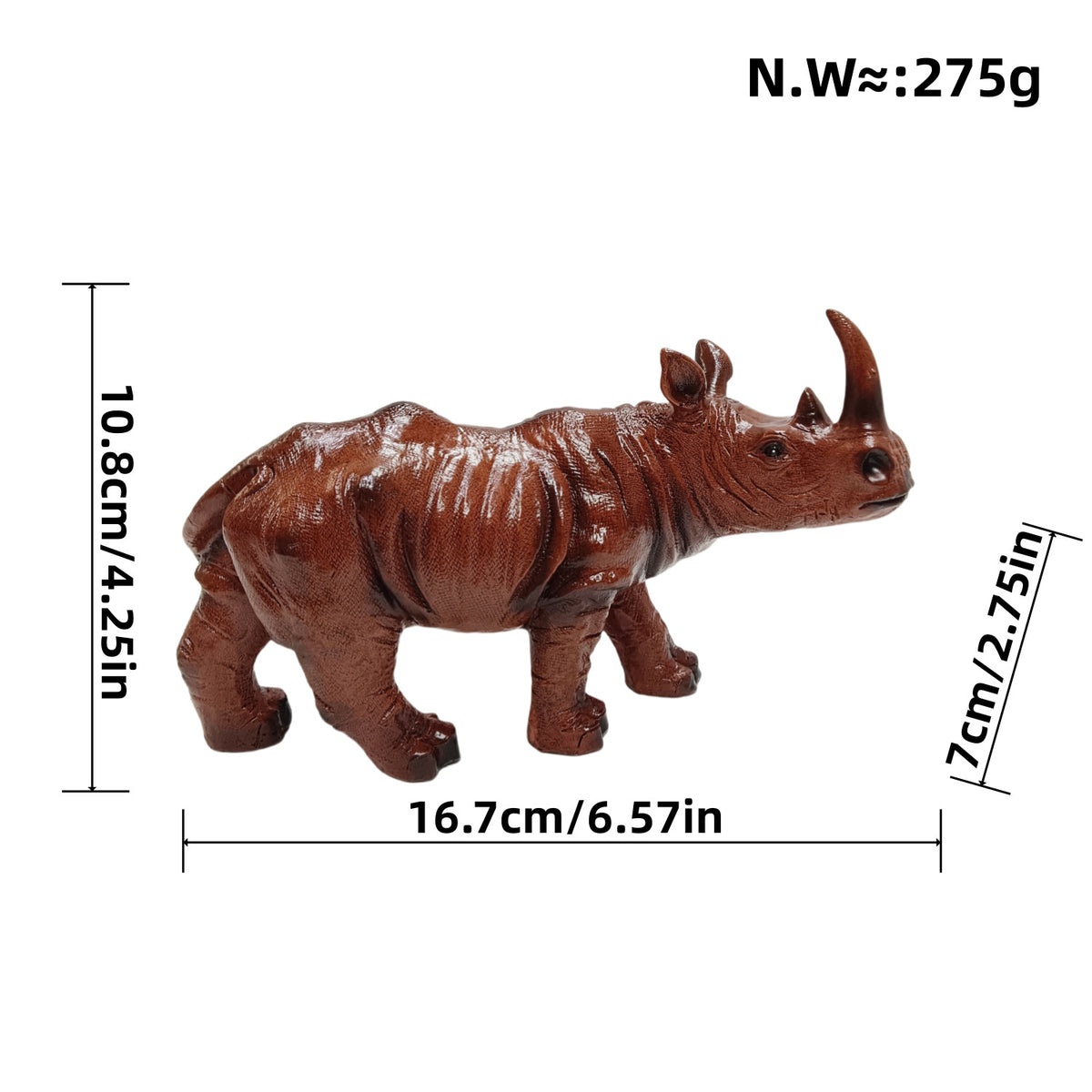 Decorative bull figure made of high-quality resin Acalora